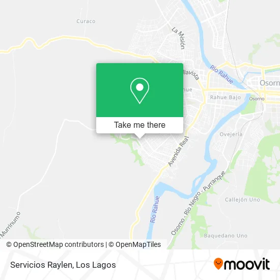 Servicios Raylen map