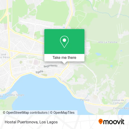 Hostal Puertonova map