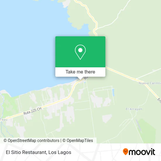 El Sitio Restaurant map