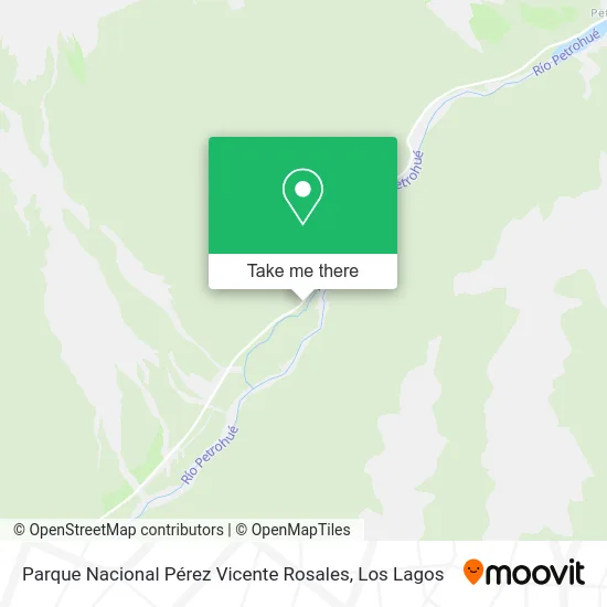 Parque Nacional Pérez Vicente Rosales map