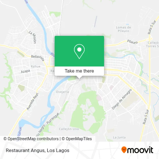 Restaurant Angus map