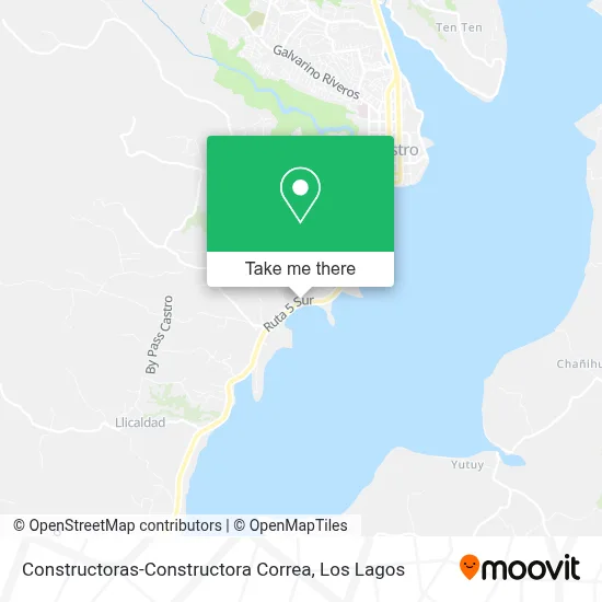 Constructoras-Constructora Correa map