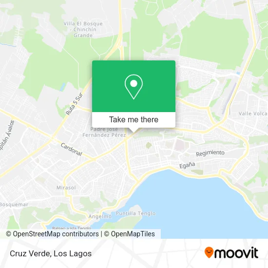 Cruz Verde map