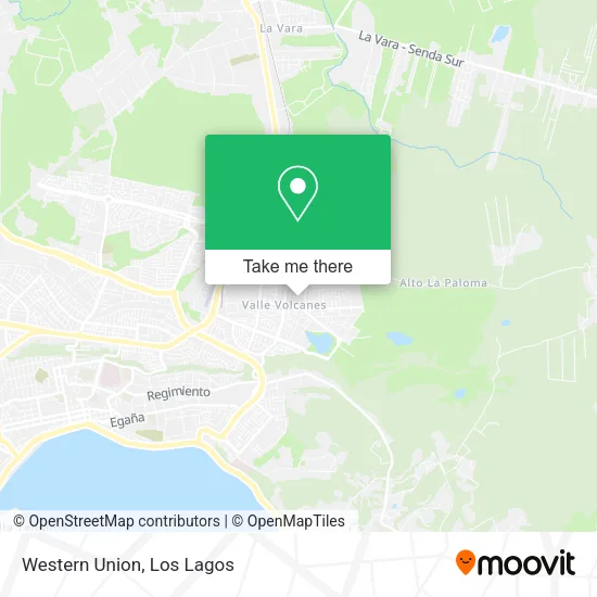 Western Union map