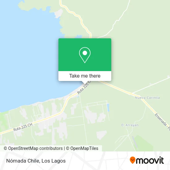Nómada Chile map