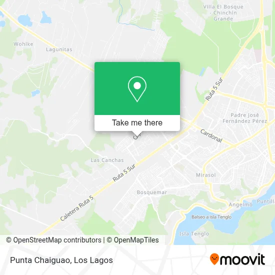 Punta Chaiguao map