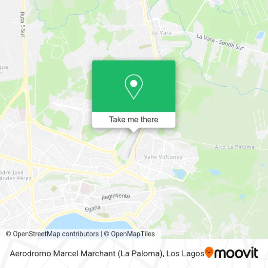 Aerodromo Marcel Marchant (La Paloma) map
