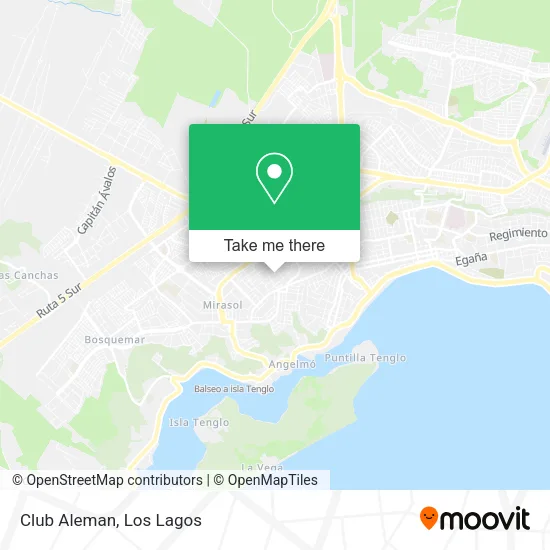 Mapa de Club Aleman