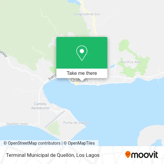 Mapa de Terminal Municipal de Quellón