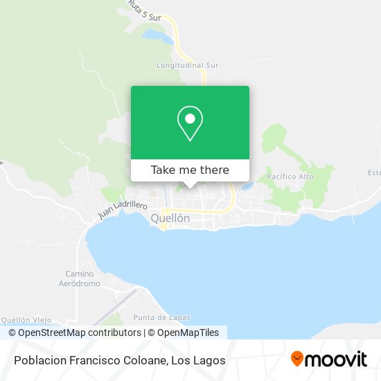 Mapa de Poblacion Francisco Coloane