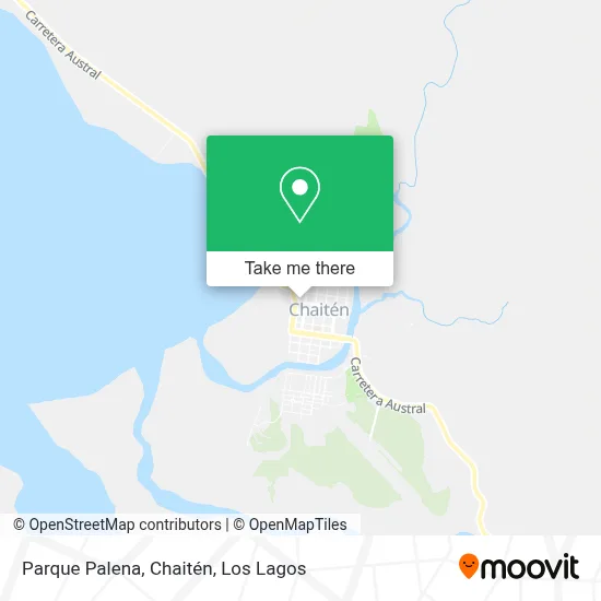 Parque Palena, Chaitén map