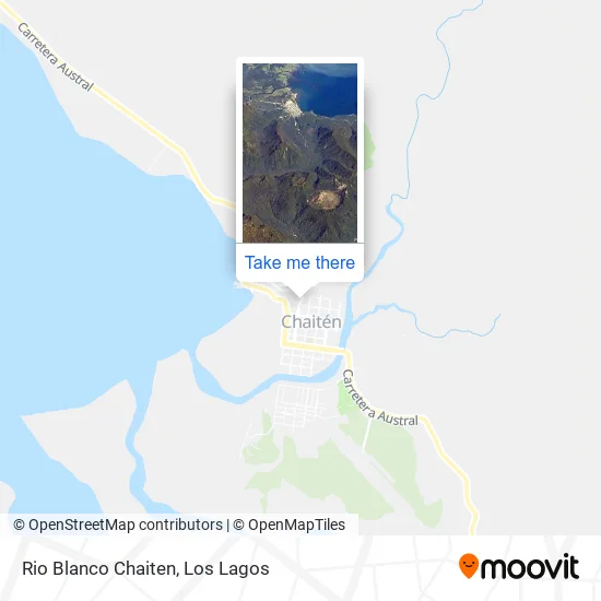Rio Blanco Chaiten map
