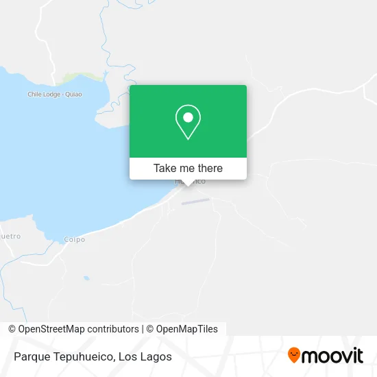 Mapa de Parque Tepuhueico