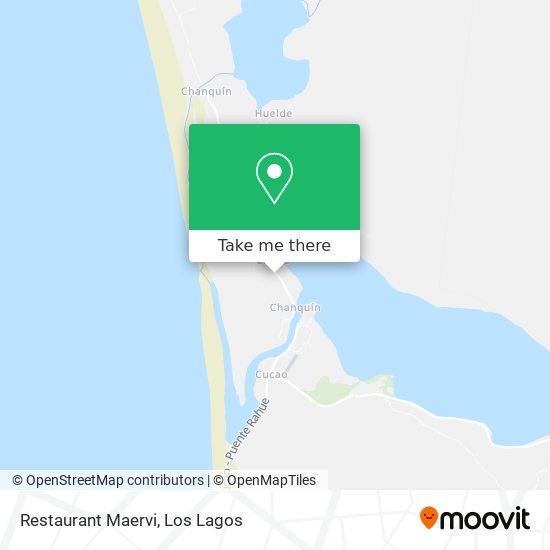 Mapa de Restaurant Maervi