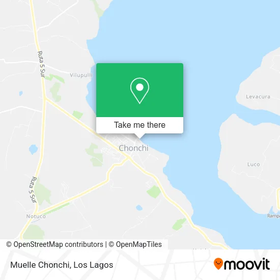 Muelle Chonchi map