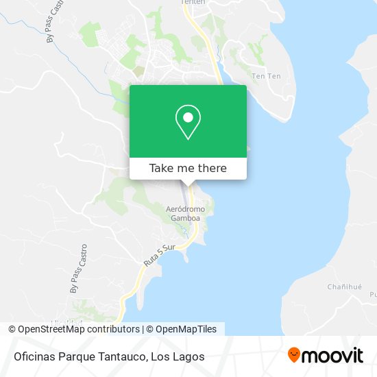 Mapa de Oficinas Parque Tantauco