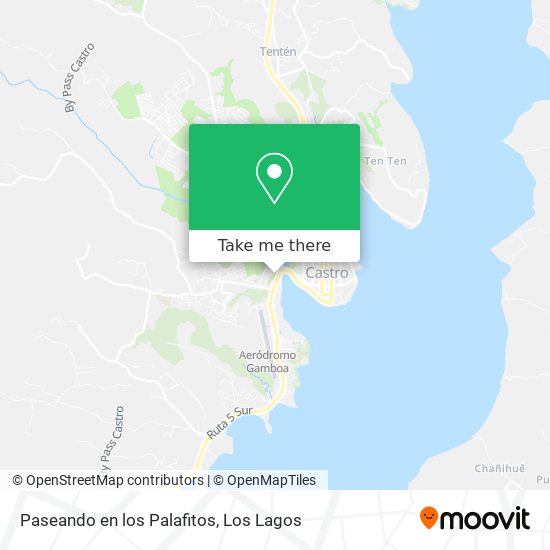 Mapa de Paseando en los Palafitos