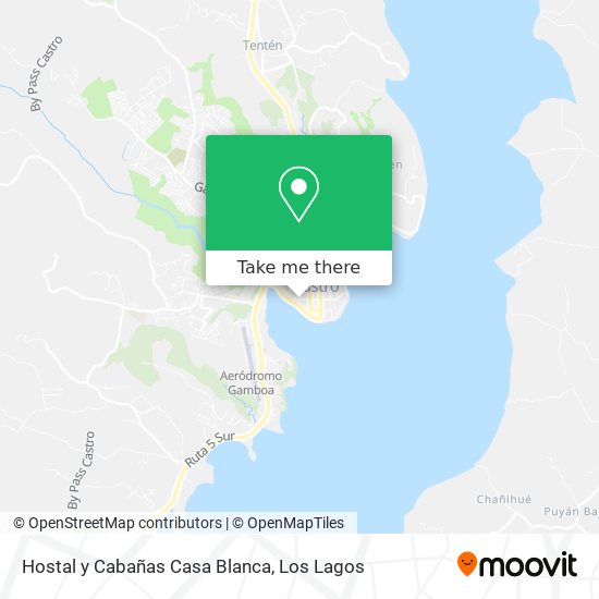 Hostal y Cabañas Casa Blanca map