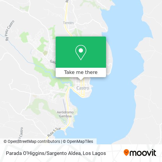Parada O'Higgins / Sargento Aldea map