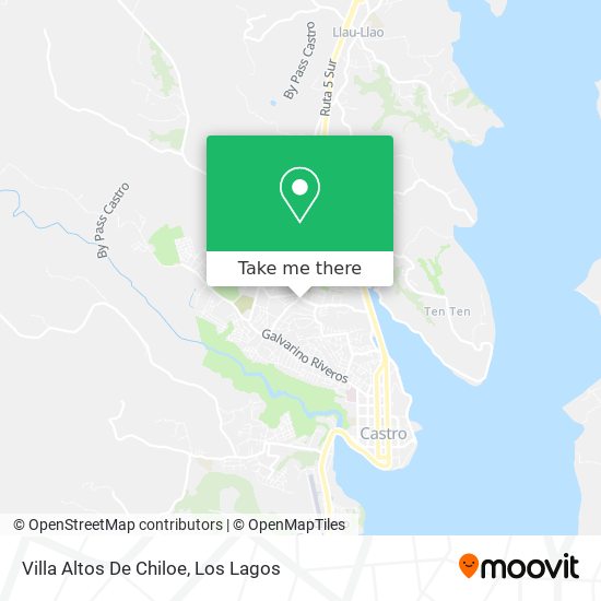 Villa Altos De Chiloe map