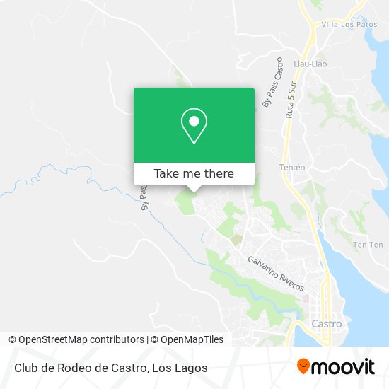 Club de Rodeo de Castro map