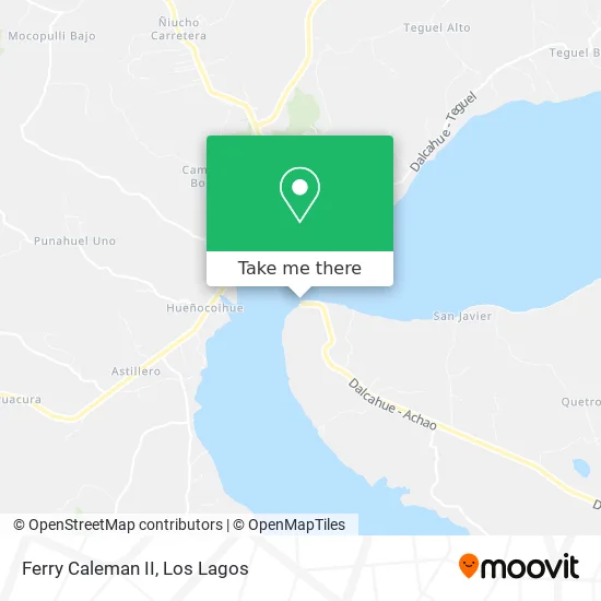 Ferry Caleman II map