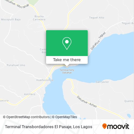 Mapa de Terminal Transbordadores El Pasaje