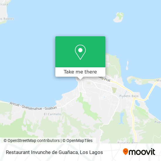 Mapa de Restaurant Invunche de Guañaca