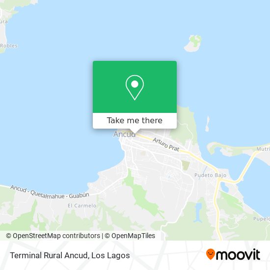 Mapa de Terminal Rural Ancud