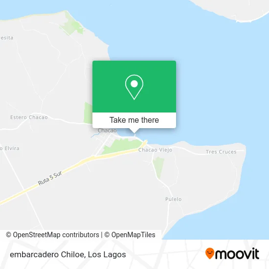 embarcadero Chiloe map