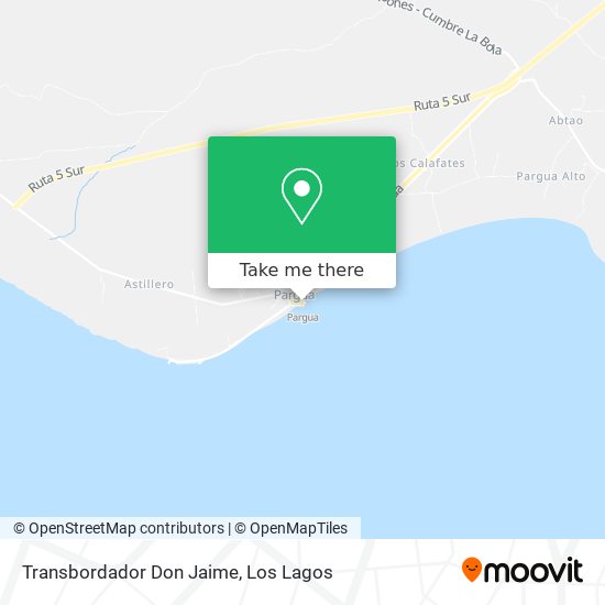 Mapa de Transbordador Don Jaime