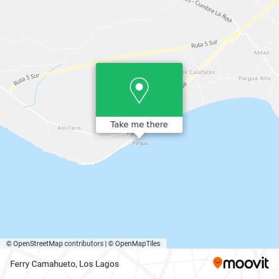 Mapa de Ferry Camahueto