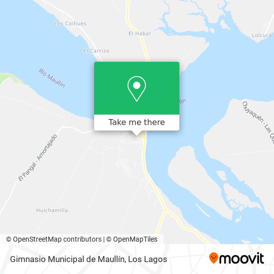 Gimnasio Municipal de Maullín map