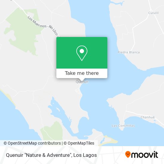 Mapa de Quenuir "Nature & Adventure"
