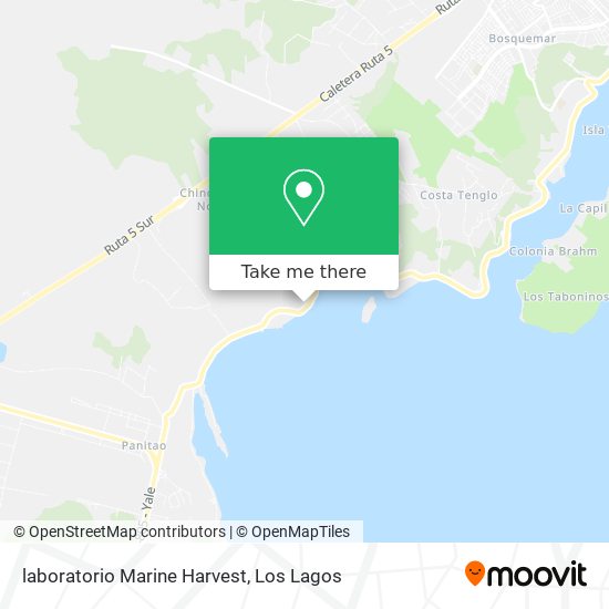 laboratorio Marine Harvest map