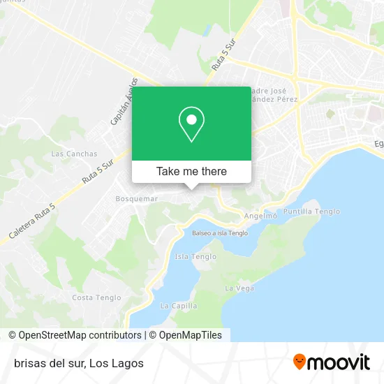 brisas del sur map