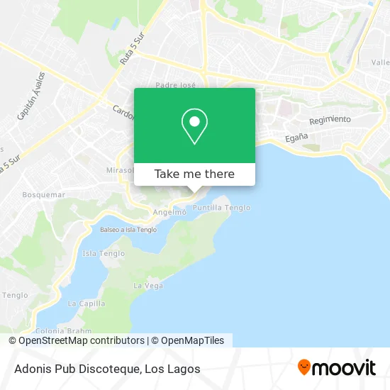 Adonis Pub Discoteque map