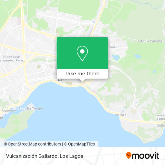 Vulcanización Gallardo map
