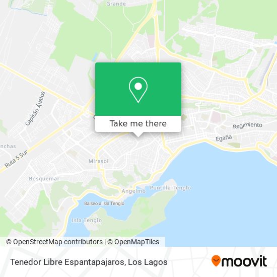 Tenedor Libre Espantapajaros map