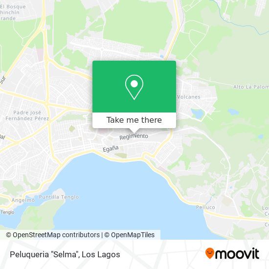 Mapa de Peluqueria "Selma"