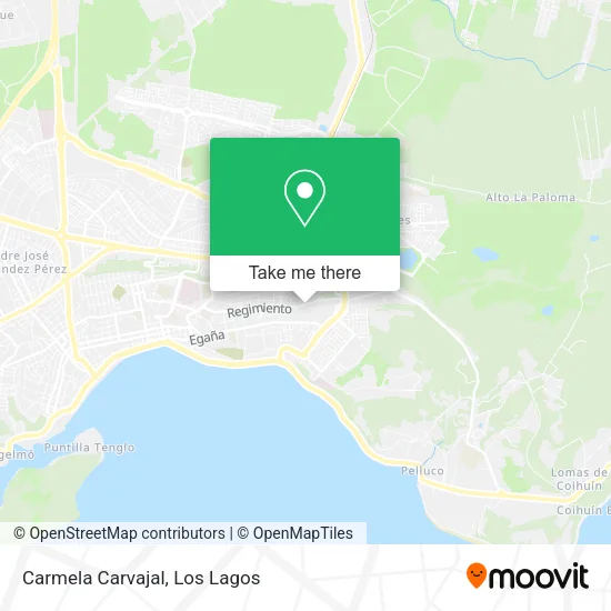 Carmela Carvajal map