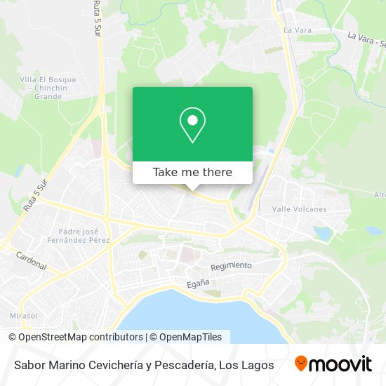 Sabor Marino Cevichería y Pescadería map