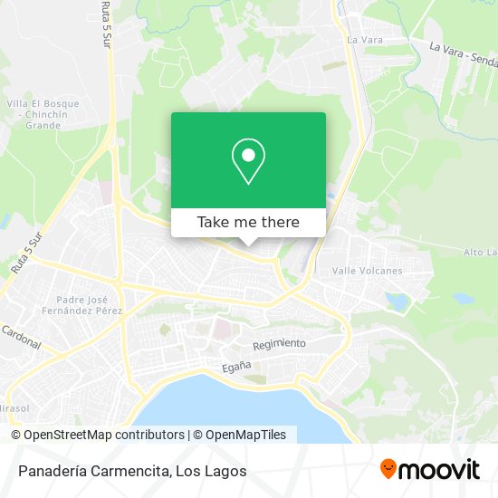 Panadería Carmencita map