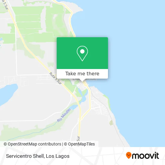 Servicentro Shell map