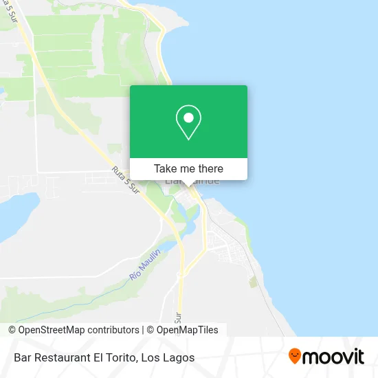 Bar Restaurant El Torito map