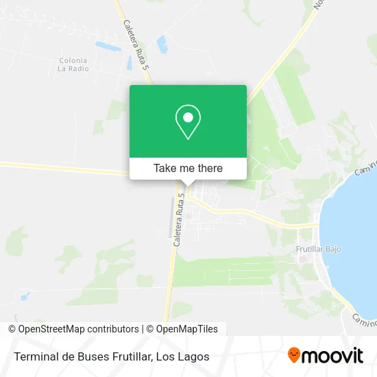 Terminal de Buses Frutillar map
