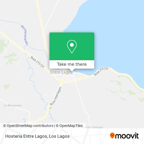 Mapa de Hosteria Entre Lagos