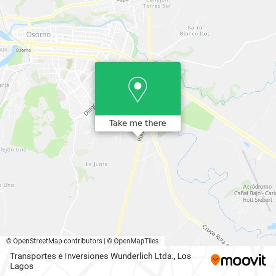 Transportes e Inversiones Wunderlich Ltda. map