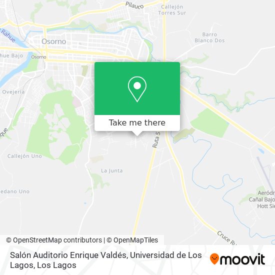Salón Auditorio Enrique Valdés, Universidad de Los Lagos map