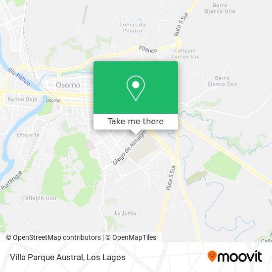 Villa Parque Austral map